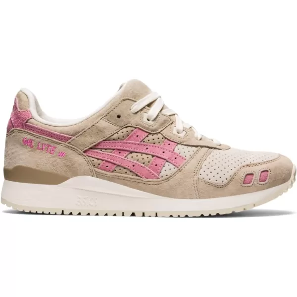 imageASICS Womens Gel Lyte III Retro Running ShoeWood CrepePlum Blossom