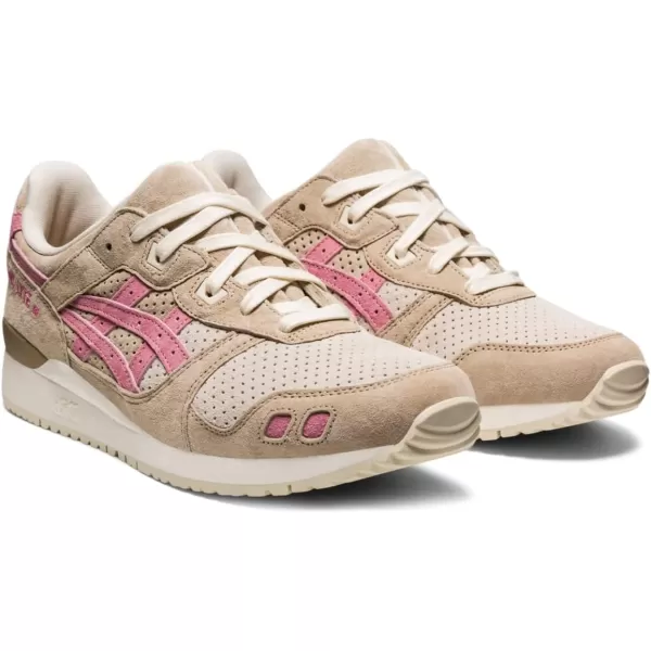 imageASICS Womens Gel Lyte III Retro Running ShoeWood CrepePlum Blossom