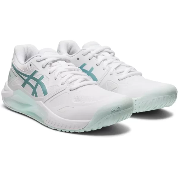 imageASICS Womens GelChallenger 13 Tennis ShoesWhiteSmoke Blue