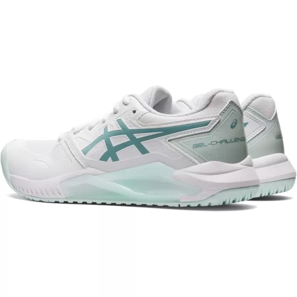 imageASICS Womens GelChallenger 13 Tennis ShoesWhiteSmoke Blue