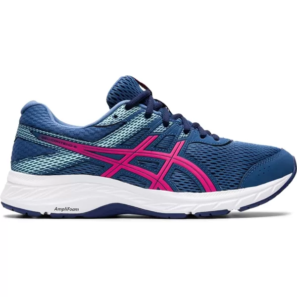 imageASICS Womens GelContend 6 Running ShoesGrand SharkPink Glo