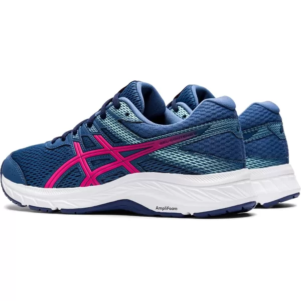 imageASICS Womens GelContend 6 Running ShoesGrand SharkPink Glo