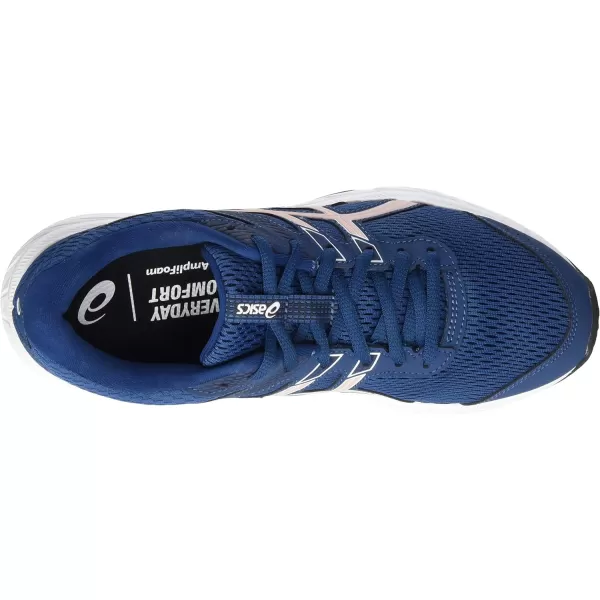 imageASICS Womens GelContend 6 Running ShoesMako BlueGinger Peach 401