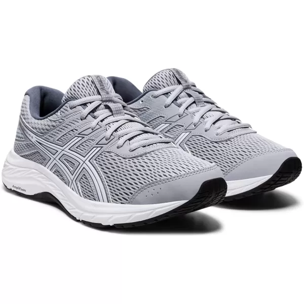imageASICS Womens GelContend 6 Running ShoesSheet RockWhite