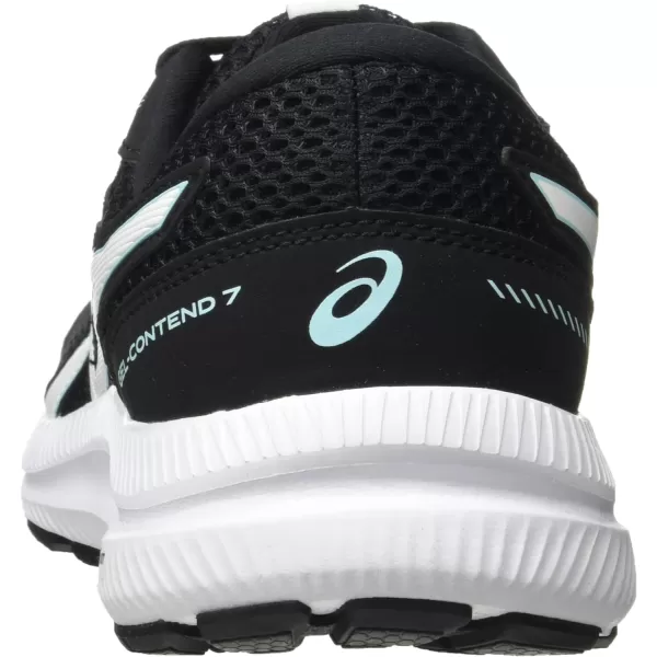 imageASICS Womens GelContend 7 Running ShoesBlack Clear Blue