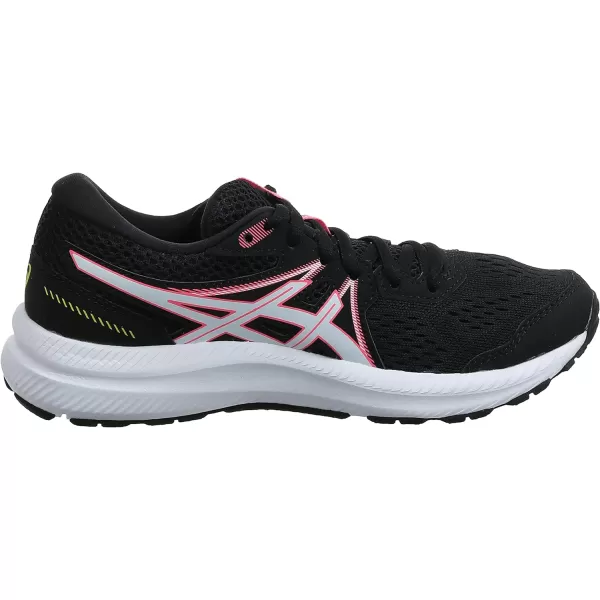imageASICS Womens GelContend 7 Running ShoesBlack Hot Pink