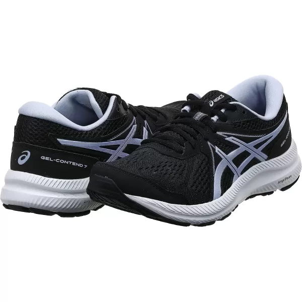 imageASICS Womens GelContend 7 Running ShoesBlack Lilac Opal