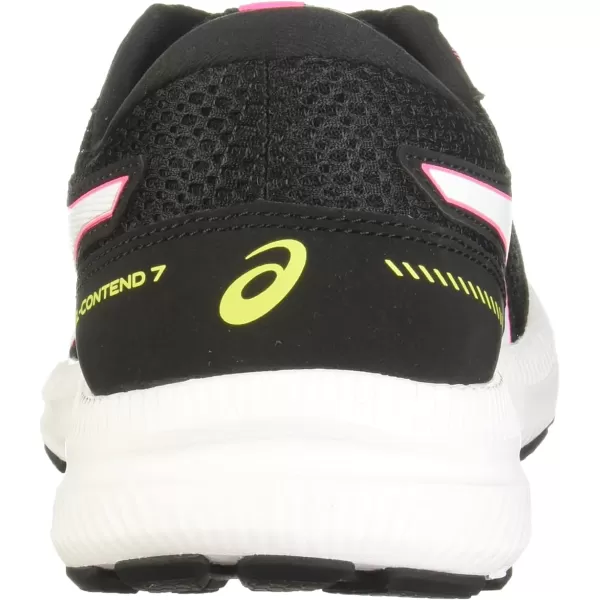 imageASICS Womens GelContend 7 Running ShoesBlackHot Pink