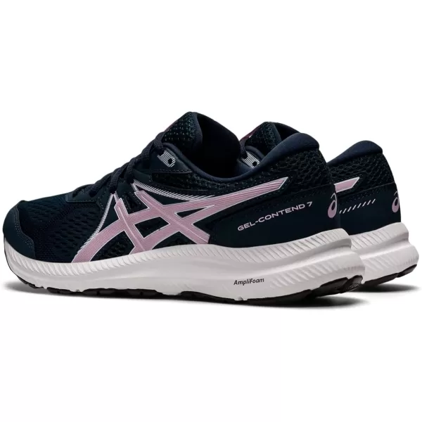 imageASICS Womens GelContend 7 Running ShoesFrench BlueBarely Rose