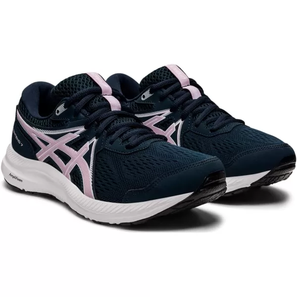 imageASICS Womens GelContend 7 Running ShoesFrench BlueBarely Rose