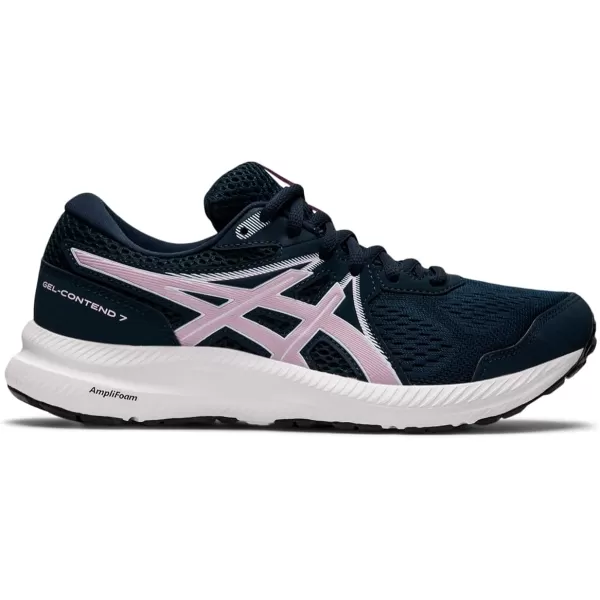 imageASICS Womens GelContend 7 Running ShoesFrench BlueBarely Rose