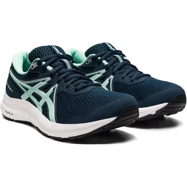 imageASICS Womens GelContend 7 Running ShoesFrench BlueFresh Ice