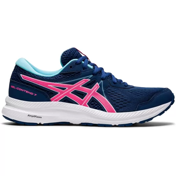 imageASICS Womens GelContend 7 Running ShoesMidnight BlueHot Pink
