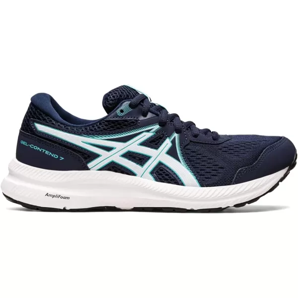 imageASICS Womens GelContend 7 Running ShoesMidnightSoothing Sea