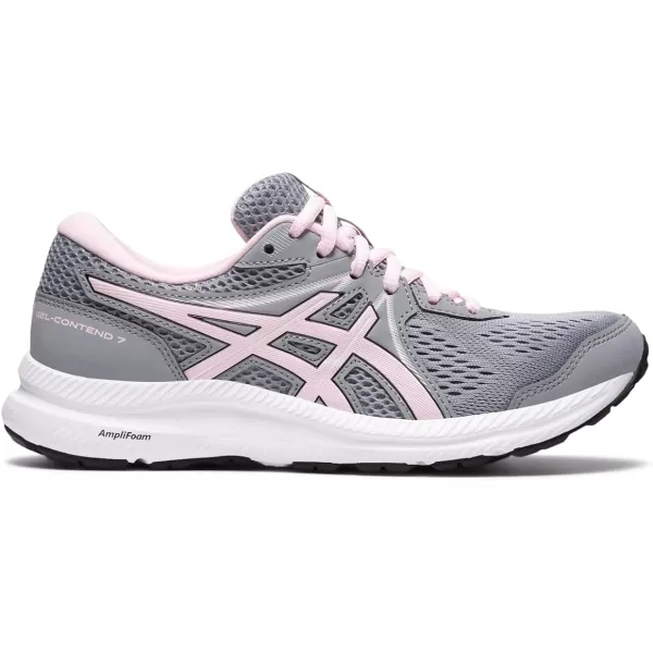 imageASICS Womens GelContend 7 Running ShoesSheet RockPink Salt