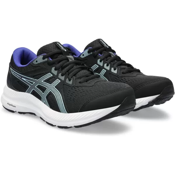 imageASICS Womens GelContend 8 Running ShoesBlackAquarium