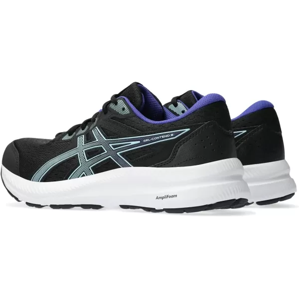 imageASICS Womens GelContend 8 Running ShoesBlackAquarium