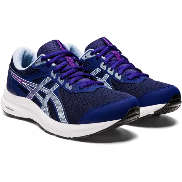 imageASICS Womens GelContend 8 Running ShoesDive BlueSoft Sky
