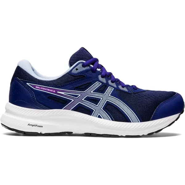 imageASICS Womens GelContend 8 Running ShoesDive BlueSoft Sky
