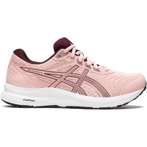 imageASICS Womens GelContend 8 Running ShoesFrosted RoseDeep Mars