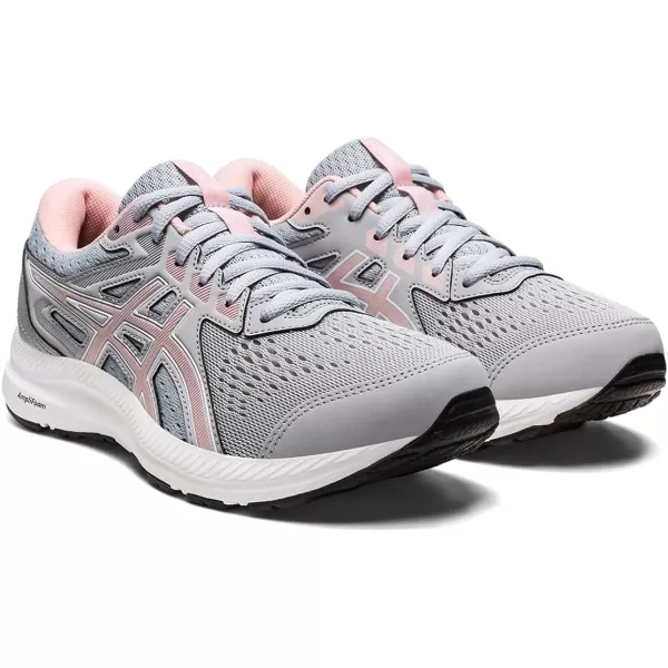 imageASICS Womens GelContend 8 Running ShoesPiedmont GreyFrosted Rose