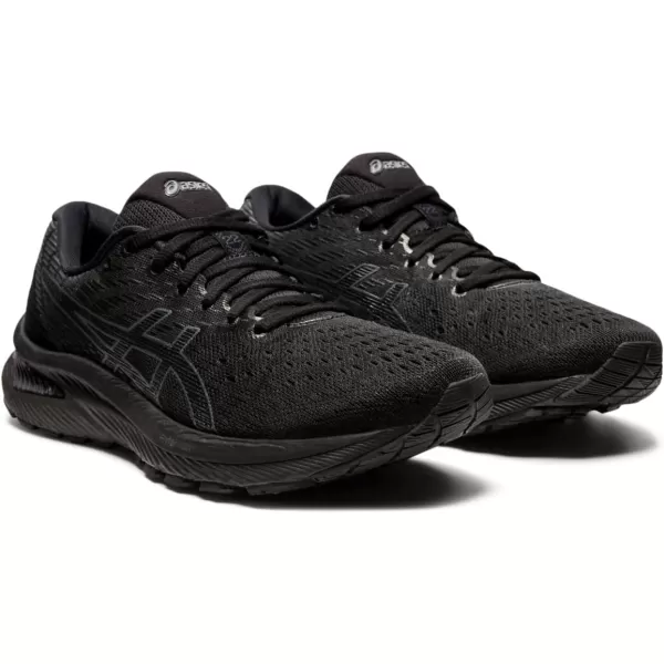 imageASICS Womens GelCumulus 22 Running ShoesBlackCarrier Grey