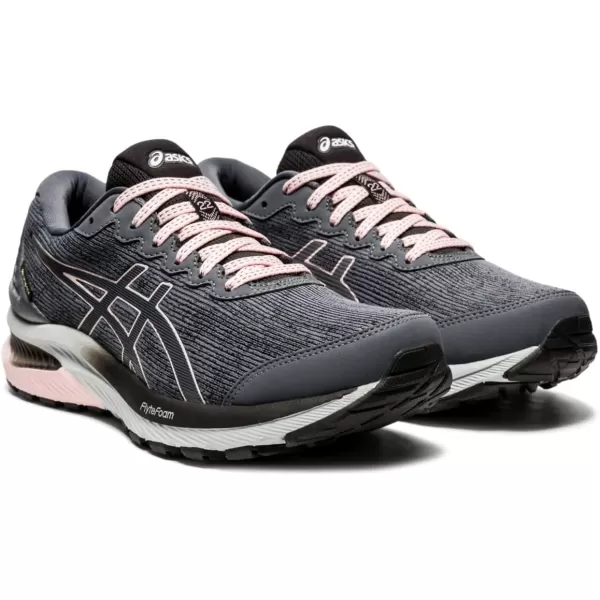 imageASICS Womens GelCumulus 22 Running ShoesCarrier GreyGinger Peach
