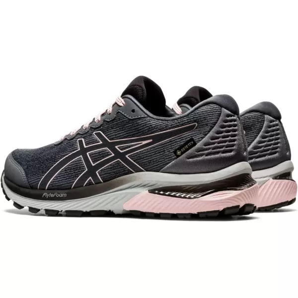 imageASICS Womens GelCumulus 22 Running ShoesCarrier GreyGinger Peach