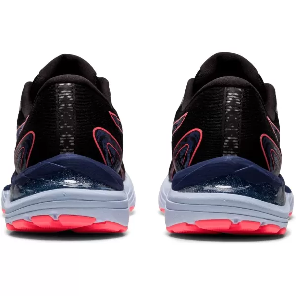 imageASICS Womens GelCumulus 23 Mesh Knit Running ShoesBlackBlazing Coral