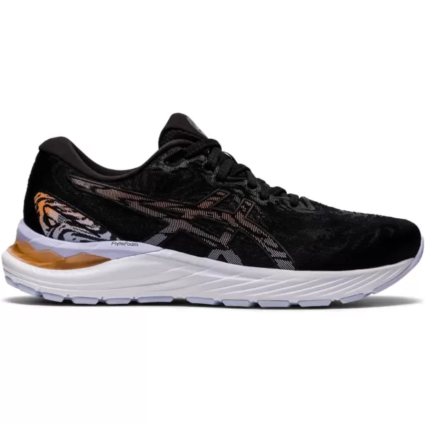 imageASICS Womens GelCumulus 23 Mesh Knit Running ShoesBlackSun Peach