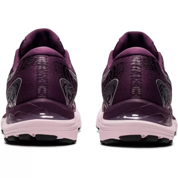 imageASICS Womens GelCumulus 23 Mesh Knit Running ShoesDeep PlumPure Silver