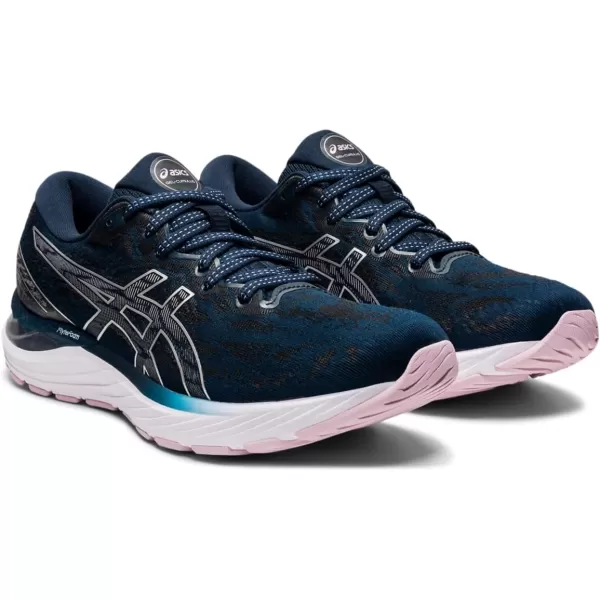imageASICS Womens GelCumulus 23 Mesh Knit Running ShoesFrench BluePure Silver