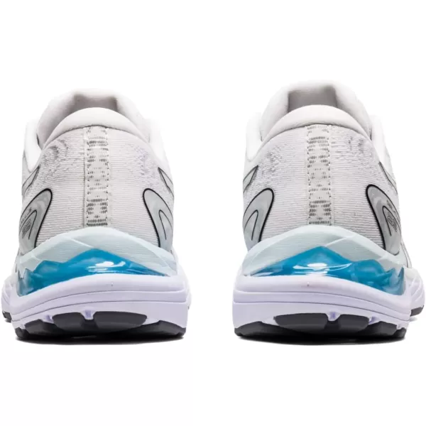 imageASICS Womens GelCumulus 23 Mesh Knit Running ShoesWhiteBlack