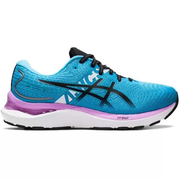 imageASICS Womens GelCumulus 24 Running ShoesAquariumBlack