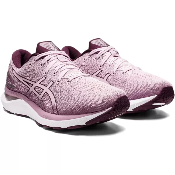 imageASICS Womens GelCumulus 24 Running ShoesBarely RoseDeep Plum