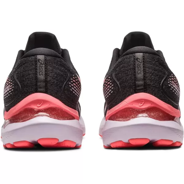 imageASICS Womens GelCumulus 24 Running ShoesBlackPapaya