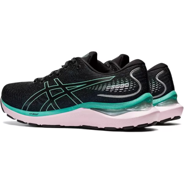 imageASICS Womens GelCumulus 24 Running ShoesBlackSage