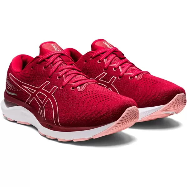 imageASICS Womens GelCumulus 24 Running ShoesCranberryFrosted Rose
