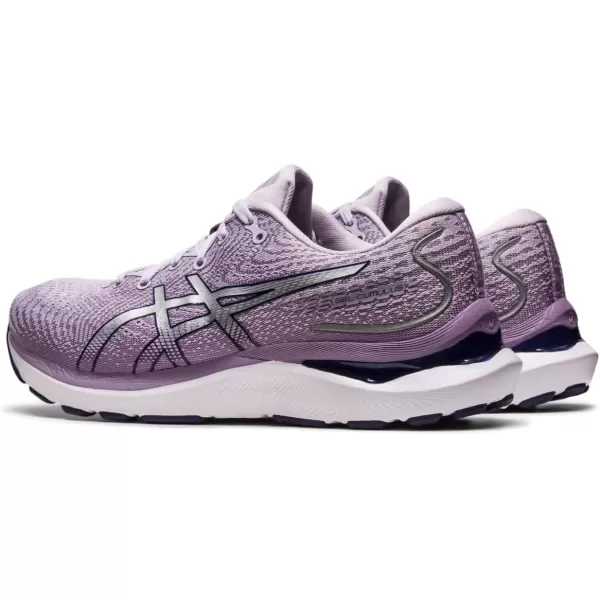 imageASICS Womens GelCumulus 24 Running ShoesDusk VioletPure Silver