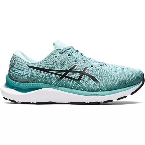imageASICS Womens GelCumulus 24 Running ShoesOasis GreenBlack