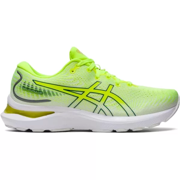 imageASICS Womens GelCumulus 24 Running ShoesSafety YellowVelvet Pine