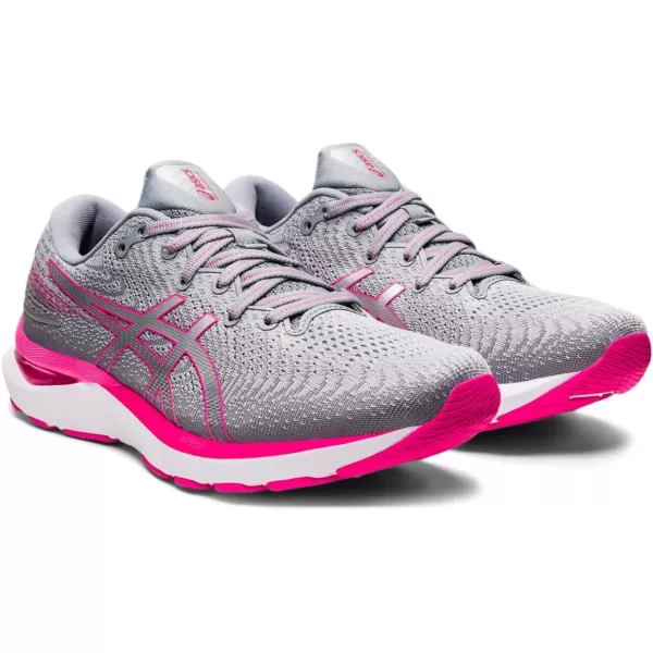 imageASICS Womens GelCumulus 24 Running ShoesSheet RockPink Glo