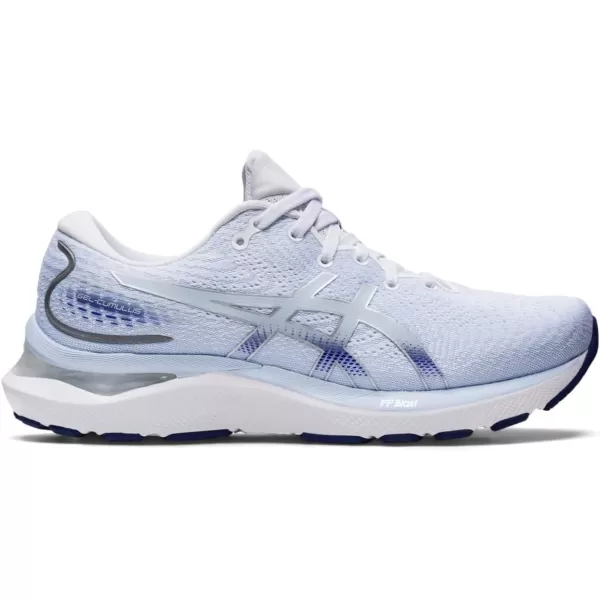 imageASICS Womens GelCumulus 24 Running ShoesWhiteSoft Sky