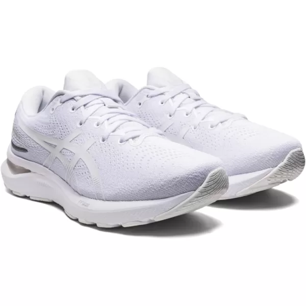 imageASICS Womens GelCumulus 24 Running ShoesWhiteWhite
