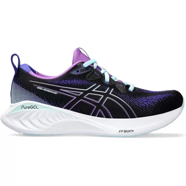 imageASICS Womens GelCumulus 25 ShoesBlackAquamarine