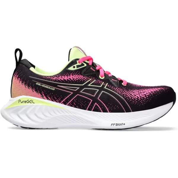 imageASICS Womens GelCumulus 25 ShoesBlackHot Pink