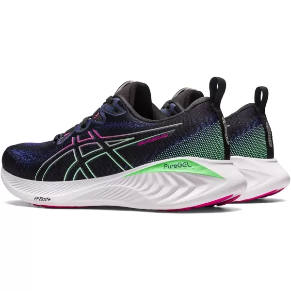 imageASICS Womens GelCumulus 25 ShoesBlackPink Rave