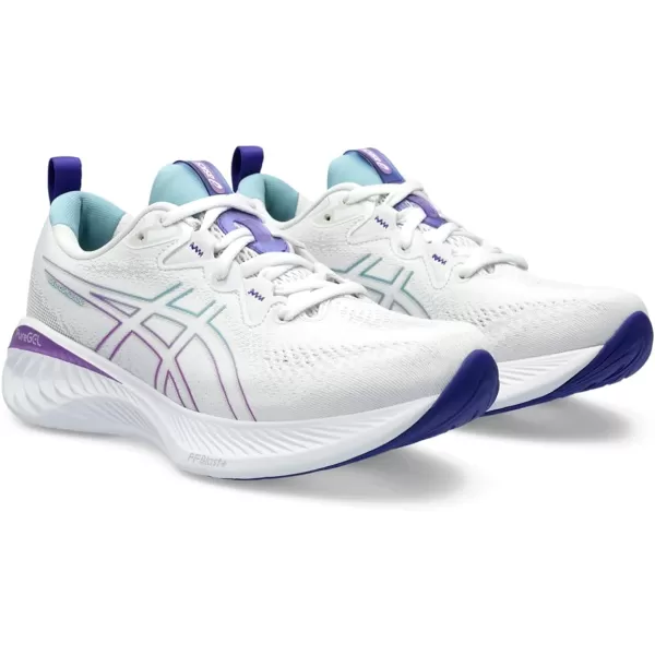 imageASICS Womens GelCumulus 25 ShoesWhiteGris Blue