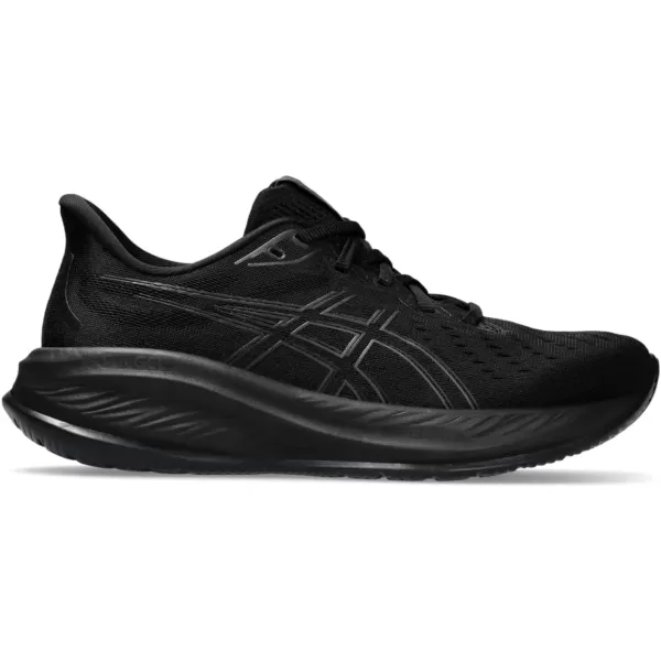 imageASICS Womens GelCumulus 26 Running ShoeBlackBlack