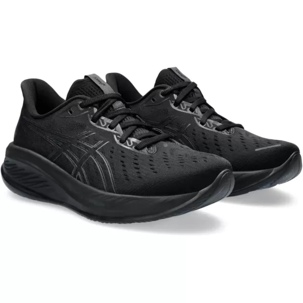 imageASICS Womens GelCumulus 26 Running ShoeBlackBlack